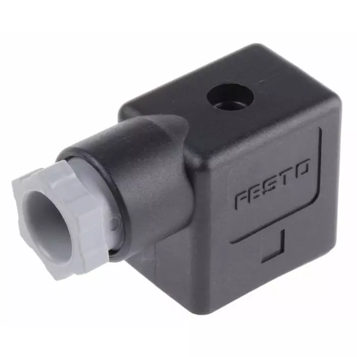 Festo MSSD 3P DIN 43650 B, Female Solenoid Connector, MSSD-F