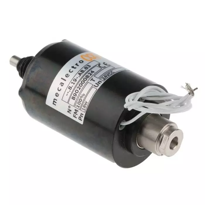 Mecalectro Linear Solenoid 24 V DC 6 to 22N, 819AB83