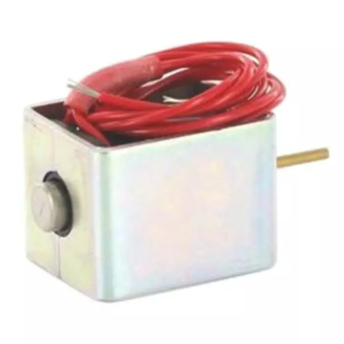Mecalectro Linear Solenoid 12 V DC 1N 27x22x20 mm, 8.M11 AA 62 12 VCC 100%