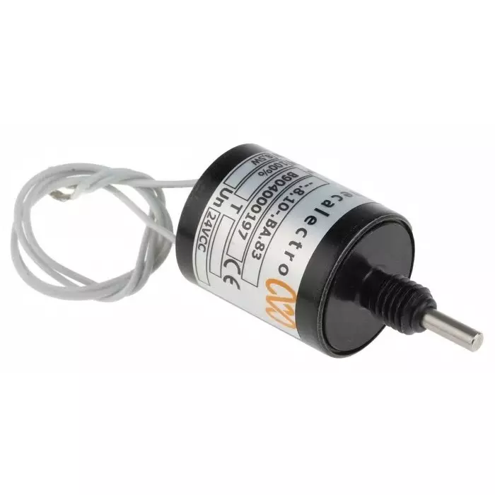 Mecalectro Linear Solenoid 24 V DC 18 to 80N, 810BA83