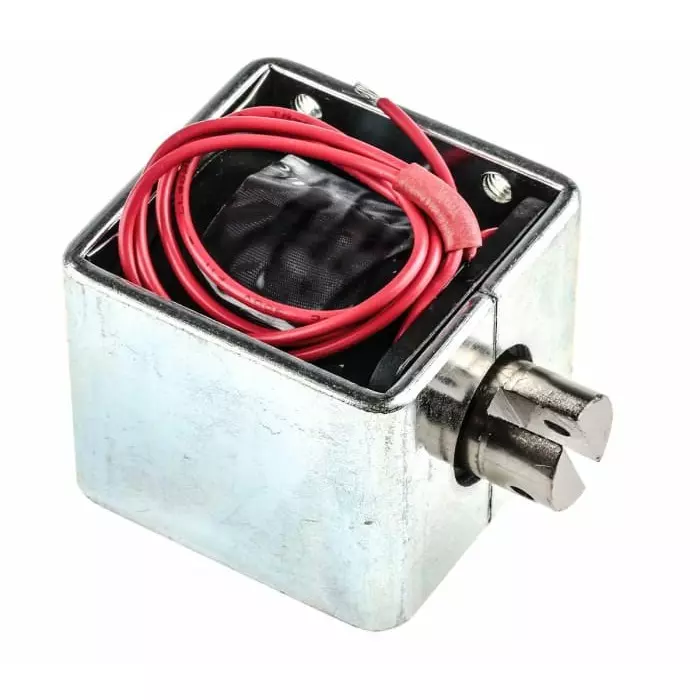 Mecalectro Linear Solenoid 24 V DC 1 to 15N 50.8x49x41.3, 8.M15 02 73 24 VCC 100%