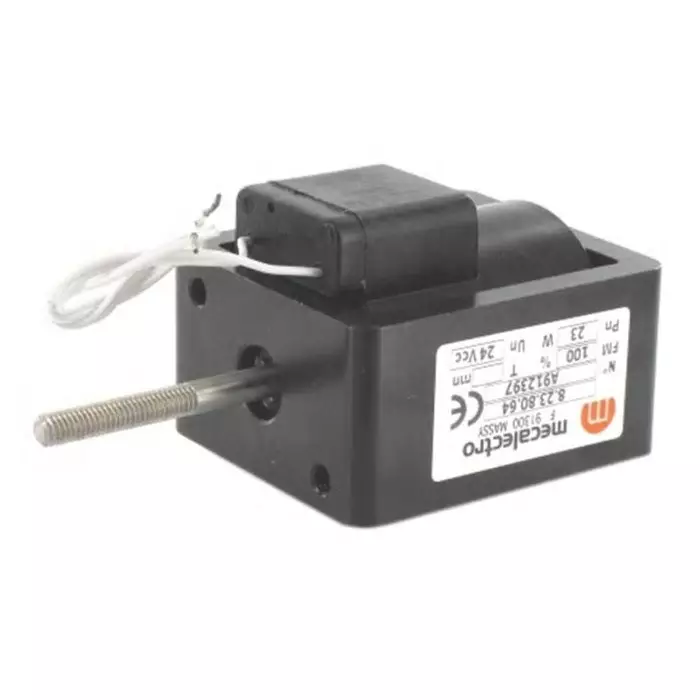 Mecalectro Linear Solenoid 230 V AC 2 to 4N, 823D8064-230VCA-100%