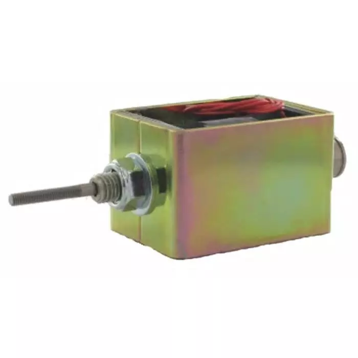 Mecalectro Linear Solenoid 12 V DC 5 to 40N 78.5x57.2x50.8, 8.M17 02 62 12 VCC 100%