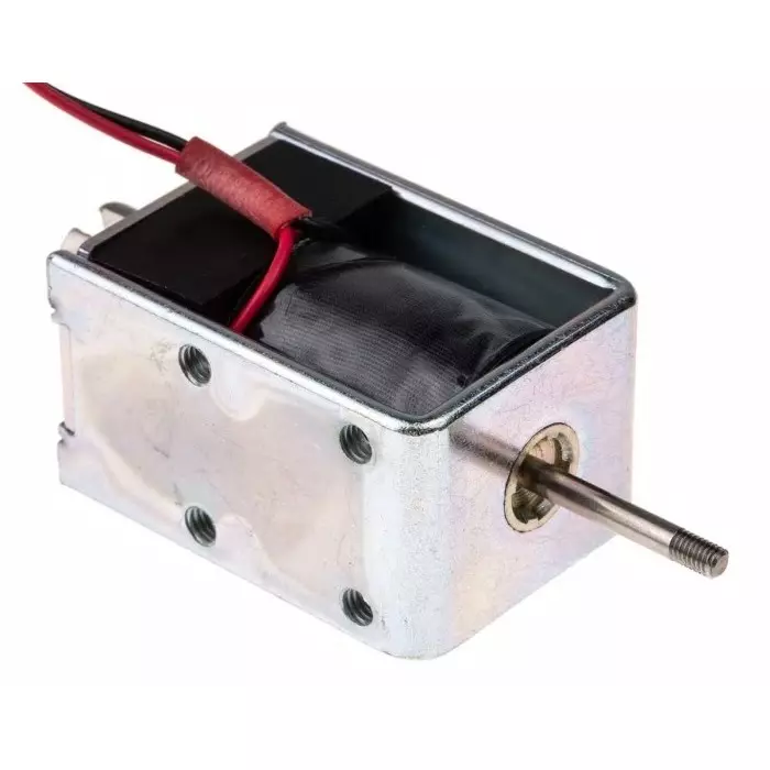 Mecalectro Linear Solenoid 24 V DC 5N 45x31.8x23.4, 8.MB3 02 29 24 VCC 40W