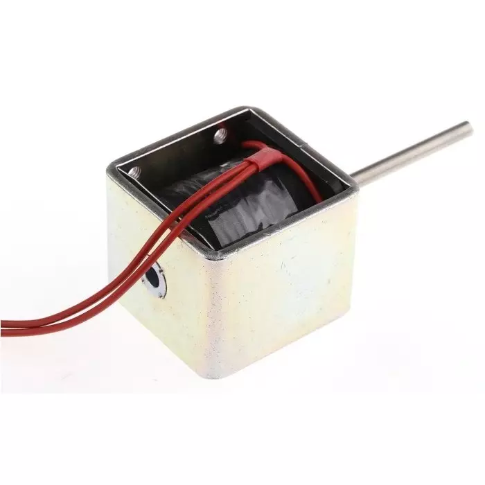 Mecalectro Linear Solenoid 24 V DC 1 to 15N 50.8x49x41.3, 8.M15 02 62 24 VCC 100%