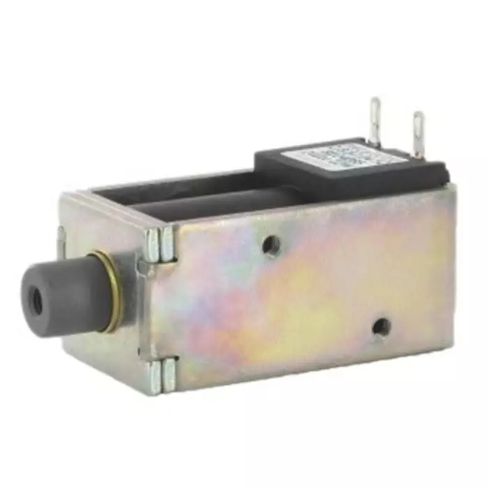 Mecalectro Linear Solenoid 24 V DC 5 to 9N 60.5x32x27 mm, Z857AA52