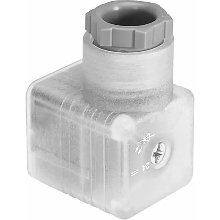 Festo PEV Angled plug socket, PEV-1/4-WD-LED-24