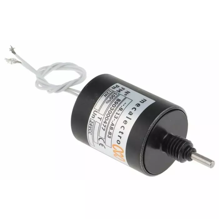 Mecalectro Linear Solenoid 24 V DC 2 to 4N, 813AB83