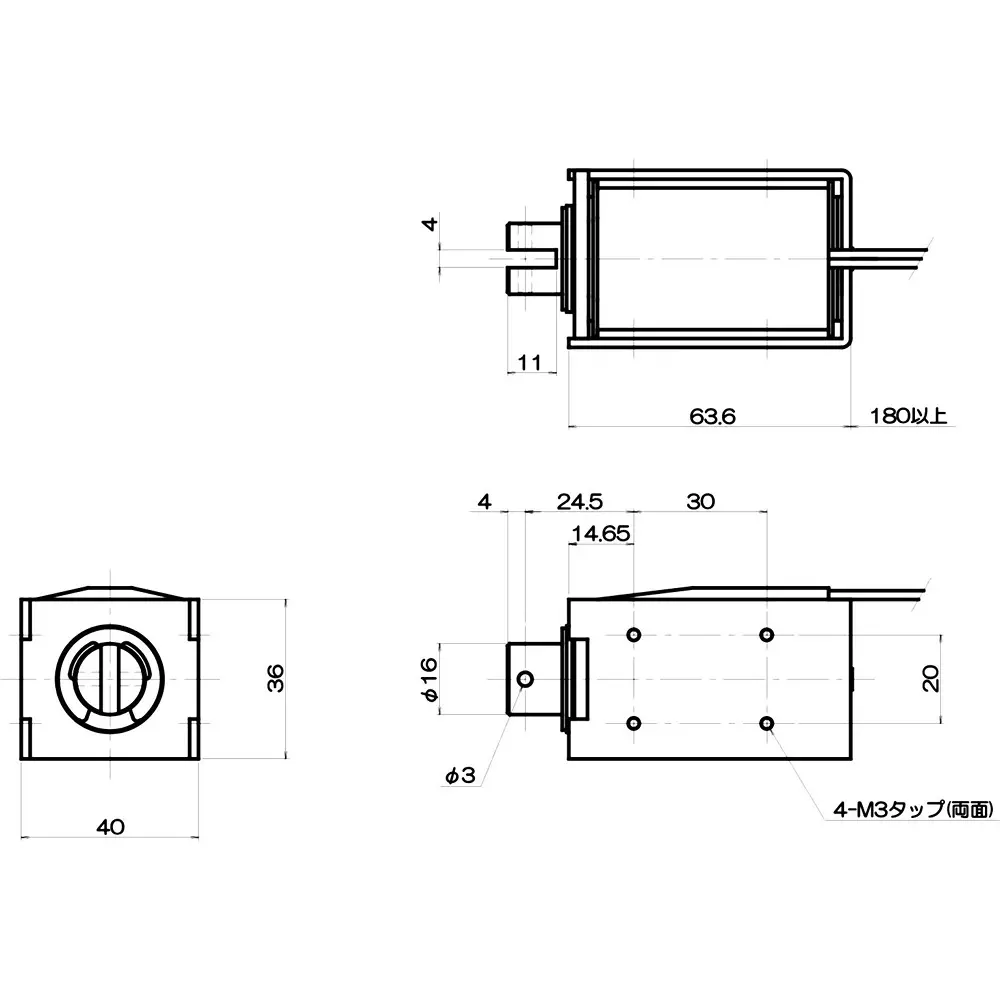 Takaha Kiko Pull Solenoid DC 12 V, DC 24 V Rated Voltage, CA16620160