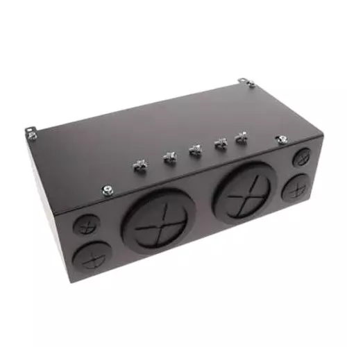 Delta Conduit Box Kit Black Color Rectangular Shape for 220 & 280 kW Motor Drive CP2000, CP2002 Series, MKC-GN1CB