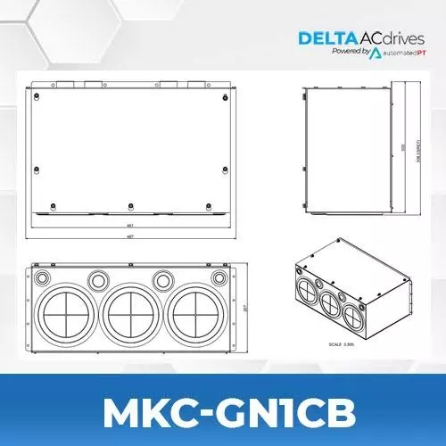 delta-conduit-box-kit-black-color-rectangular-shape-for-220-280-kw-motor-drive-cp2000-cp2002-series-mkc-gn1cb