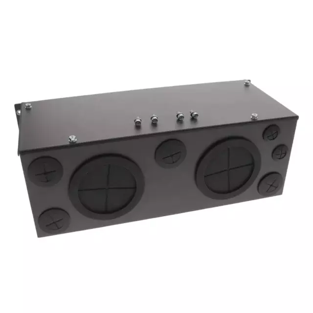 Delta Conduit Box Kit Black Color Rectangular Shape for 160 & 185 kW Motor Drive CP2000, CP2001 Series, MKC-FN1CB