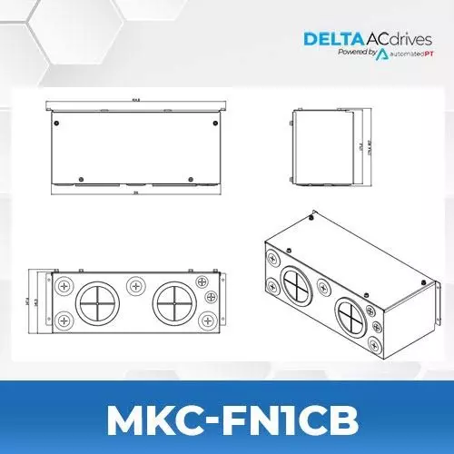 delta-conduit-box-kit-black-color-rectangular-shape-for-160-185-kw-motor-drive-cp2000-cp2001-series-mkc-fn1cb