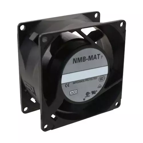 NMB TECHNOLOGIES AC FAN, BALL, 80MM, 2750RPM, 230V, 0.06A, 08038FB-B3K-EA-00