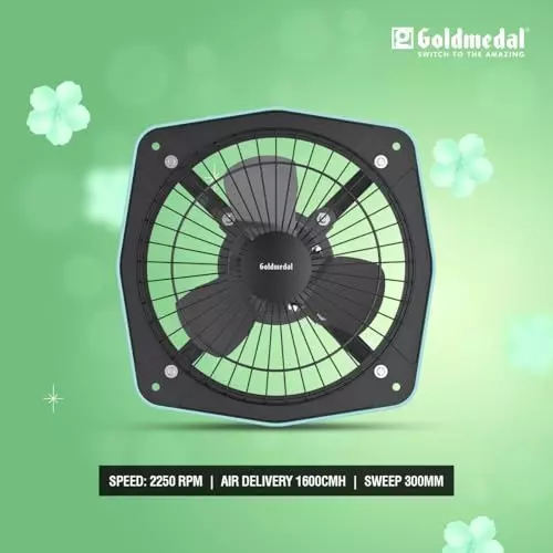 Goldmedal Havoc Plus Ventilation Fan Grey 300 mm, EFS851012DMNGY