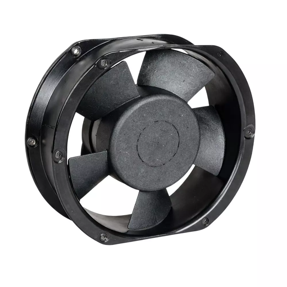 Neotech AC Axial Fan Ball Bearing 6 Inch (15.24 cm) Size 110 V Oval Shape Black for Industrial Use, J-17252 B1 H