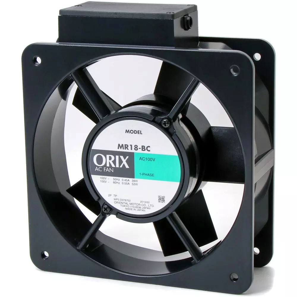 ORIENTAL MOTOR AC Axial Flow Fan Single Phase 100, 110, 115 V Rated Voltage, MR18-BC