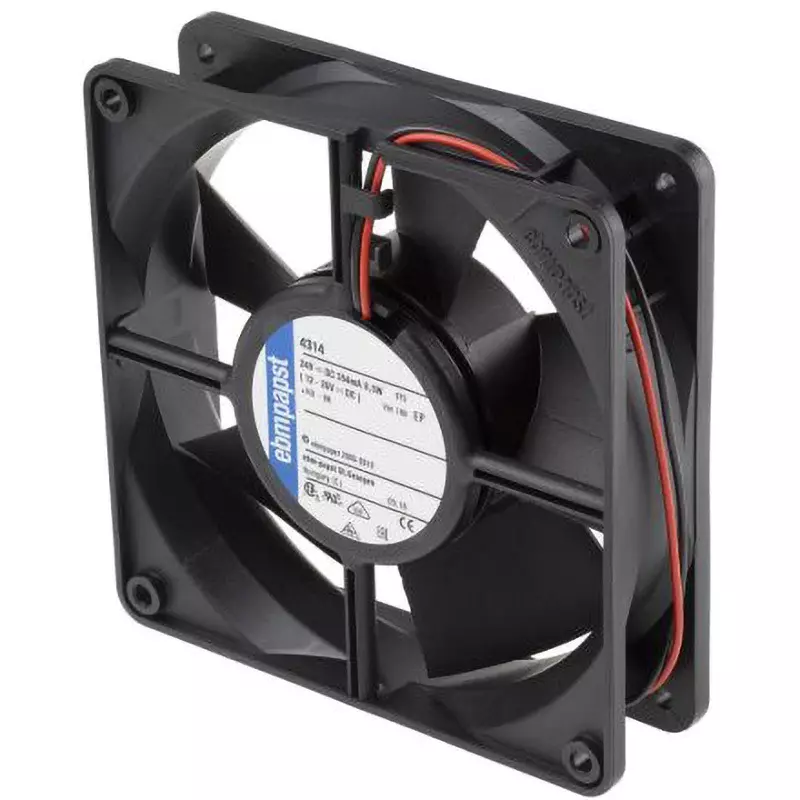 Ebmpapst Axial Fan 204 m³/h Air Volume, 4314-180