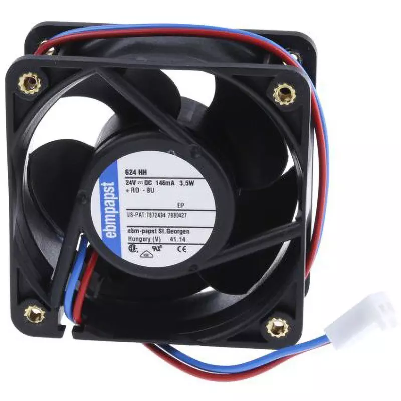 Ebmpapst Axial Fan 56 m³/h Air Volume, 624HH-RS0