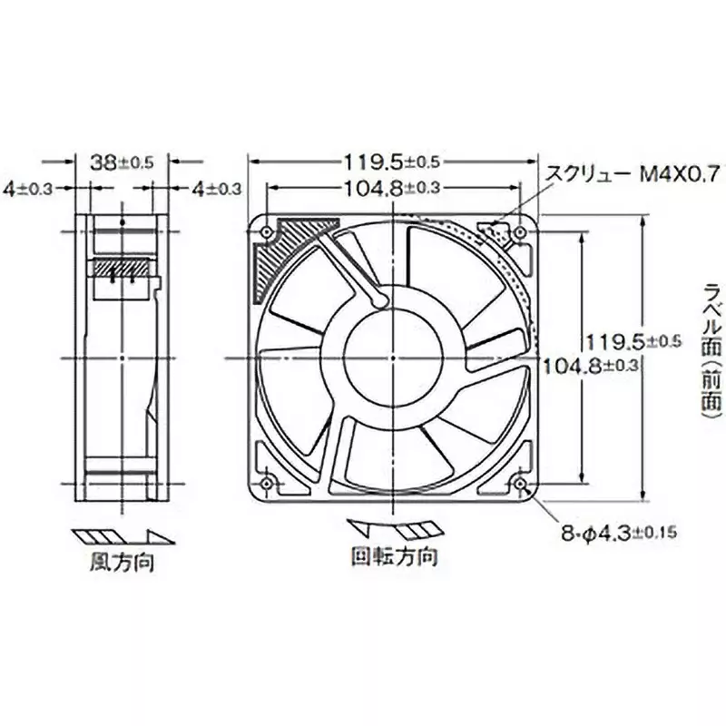 Omron AC Axial Fan R87F Standard Type AC 115 V, R87F-A3A15HP