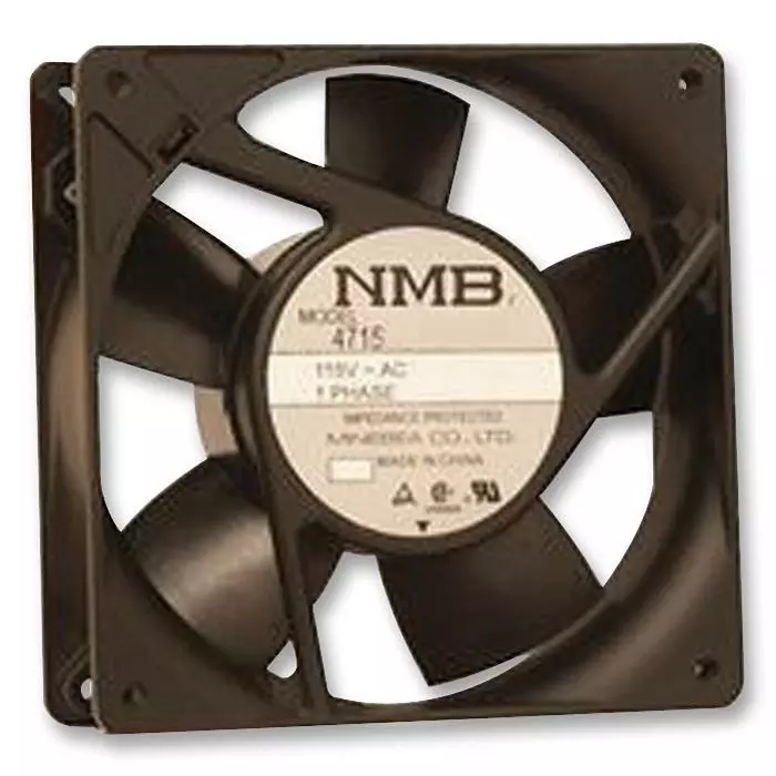 NMB TECHNOLOGIES AXIAL FAN, 119MM x 119MM, 115VAC, 4715FS-12T-B50-D00