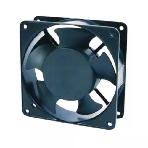 Rexnord AC Axial Fan 220 V AC 4 Inch (10.16 cm) Size Black Electric 2850 rpm Speed for Industrial Use, REX–22038A2T