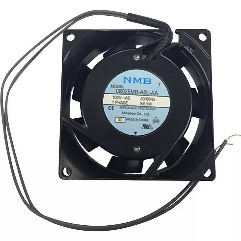 NMB Technologies AC Fan Motor AC100 0.57/0.68 (50/60 Hz) m³/min Max Airflow, 08025MB-A0L-AA-00