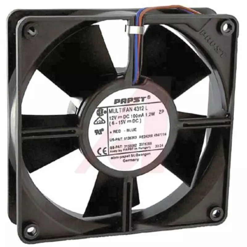 Ebmpapst Axial Fan 170 m³/h Air Volume, 4312S
