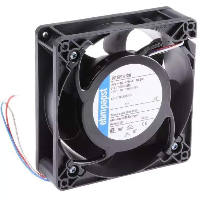 Ebmpapst Axial Fan 38x127 mm LengthxHeight, DV5214/2N