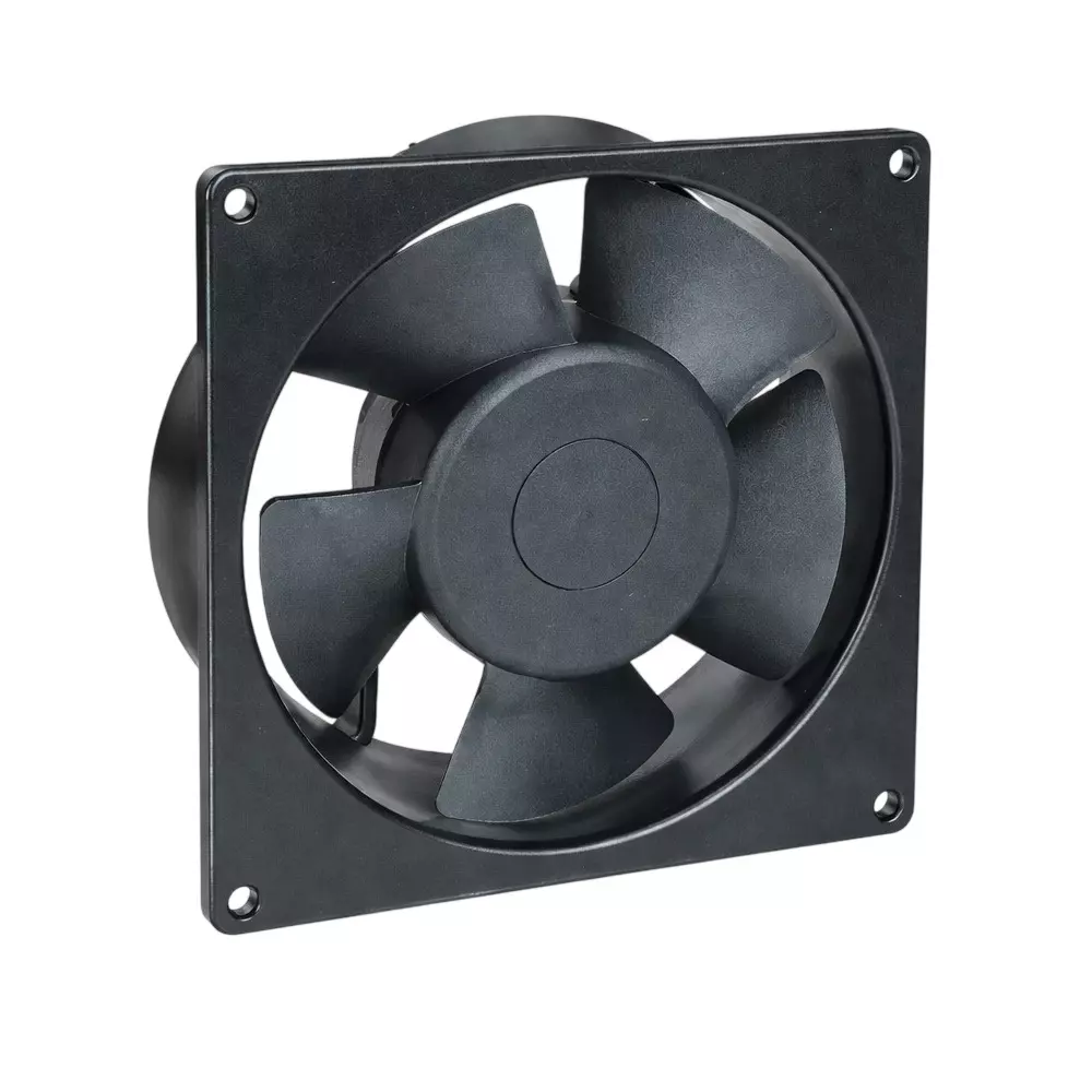 Neotech AC Axial Fan Sleeve Bearing 6 Inch (15.24 cm) Size 230 V Square Shape Black for Industrial Use, J-17255 S2 H