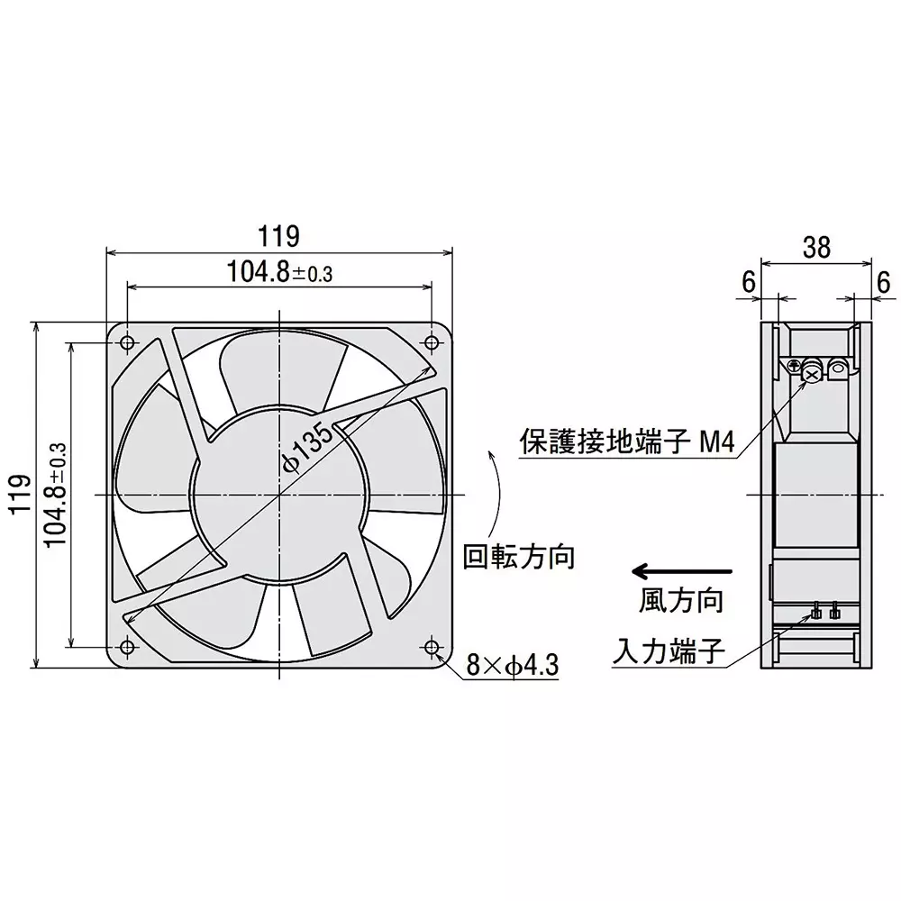 oriental-motor-fan-motor-t-mu1238l-21-gp