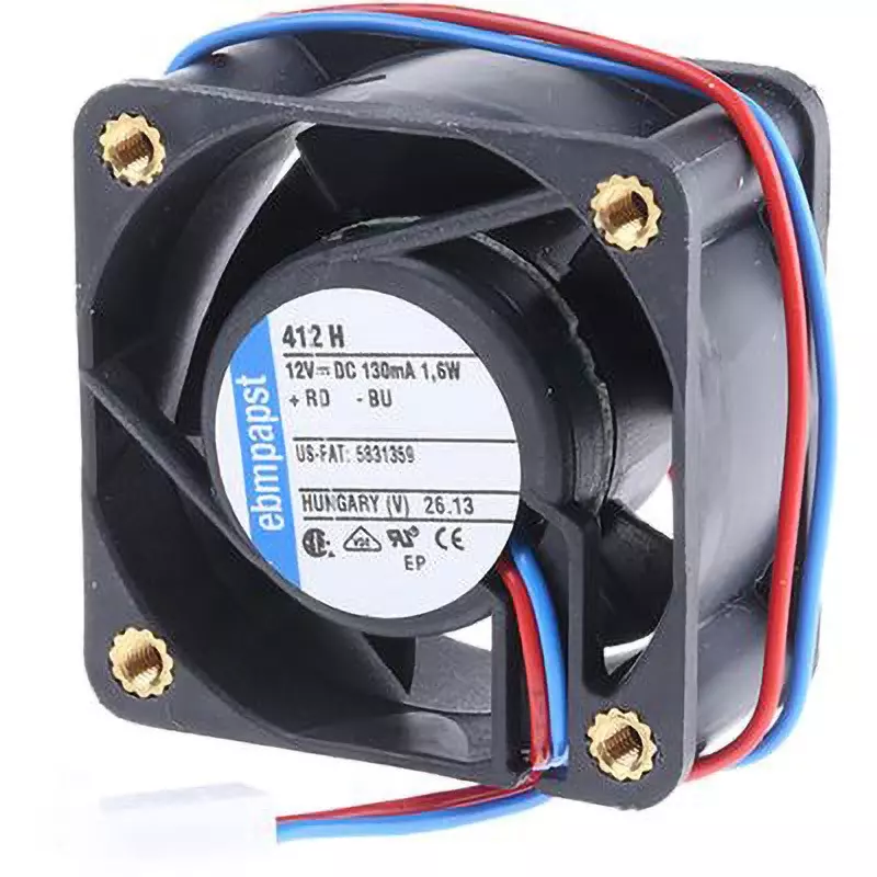Ebmpapst Axial Fan 13.5 m³/h Air Volume, 412H-RS0