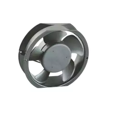 Rexnord AC Axial Fan 110-230 V 6 Inch (15.24 cm) Size Black Electric 3000 rpm Speed for Industrial Use, EC-17251BOW