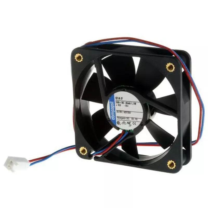 Ebmpapst Axial Fan 60x60x15 mm Dimension, 614F-RS0