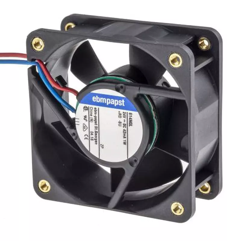 Ebmpapst Axial Fan 21 m³/h Air Volume, 614NGL-RS0