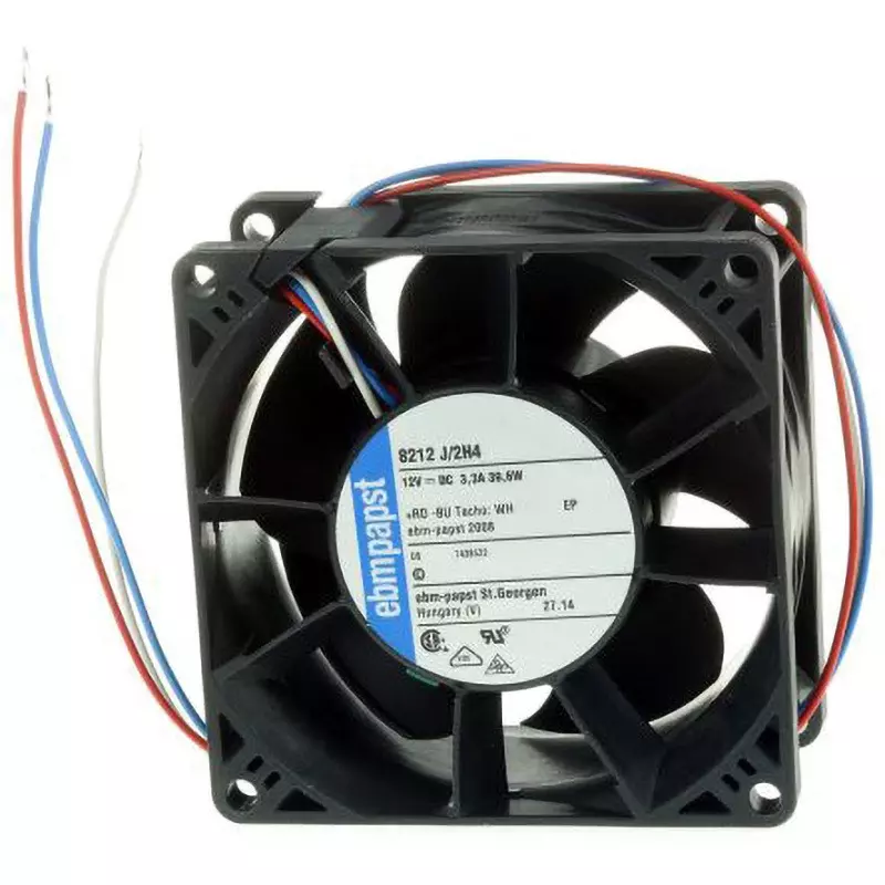Ebmpapst Axial Fan 222 m³/h Air Volume, 8212J/2H4