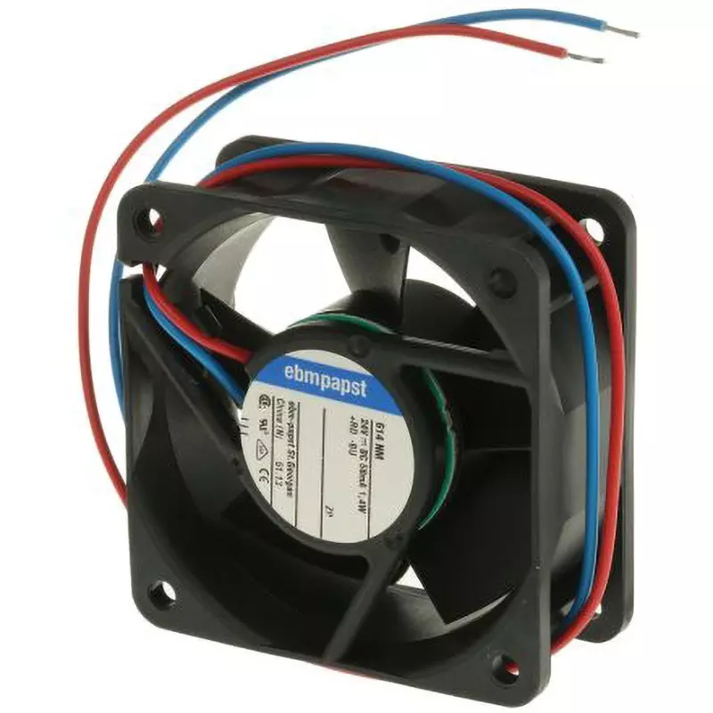 Ebmpapst Axial Fan 60x60x25 mm Dimension, 614NM
