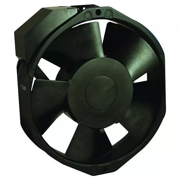 NMB TECHNOLOGIES Axial Fan, 150mm, 200VAC, 212Cfm, 56Db, 15038PB-B0L-EP-00