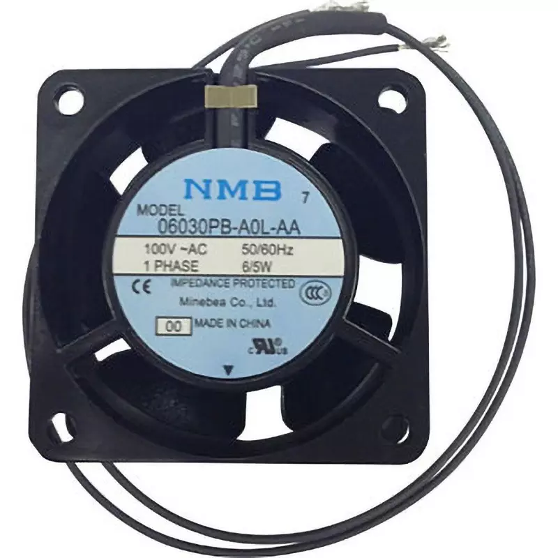 NMB Technologies AC Fan Motor AC100 0.2/0.26 (50/60 Hz) m³/min Max Airflow, 06030PB-A0L-AA-00