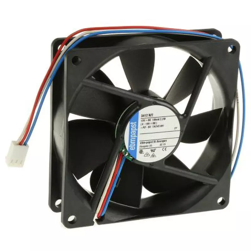 Ebmpapst Axial Fan 92x92x25 mm Dimension, 3412N/2-RS0