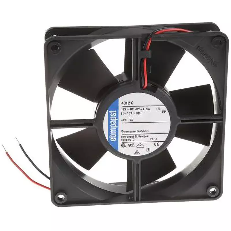 Ebmpapst Axial Fan 166 m³/h Air Volume, 4312G