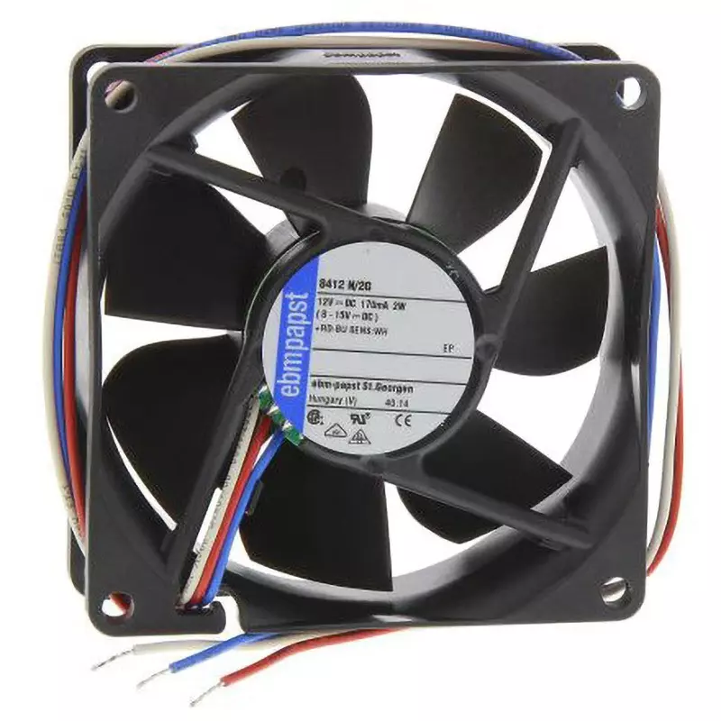 Ebmpapst Axial Fan 25x80 mm LengthxHeight, 8412N/2G