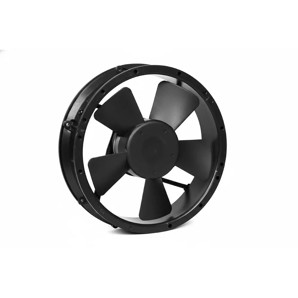 Clasiair AC Axial Fan Ball Bearing 220 V Electric 8 Inch (20.32 cm) Size Black for Industrial Use, CA-220 60 R B2 W (Pack of 10 Pcs)