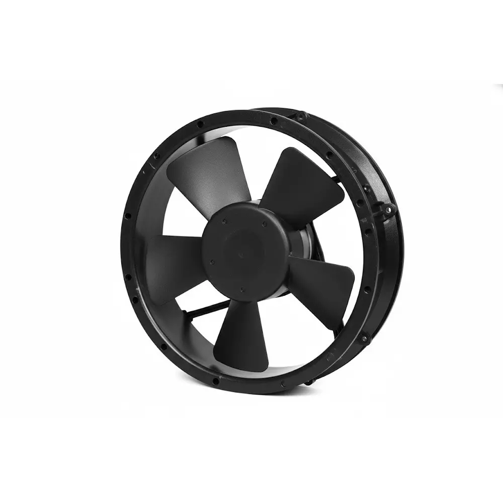 Clasiair AC Axial Fan Ball Bearing 220 V Electric 8 Inch (20.32 cm) Size Black for Industrial Use, CA-220 60 R B2 W (Pack of 10 Pcs)