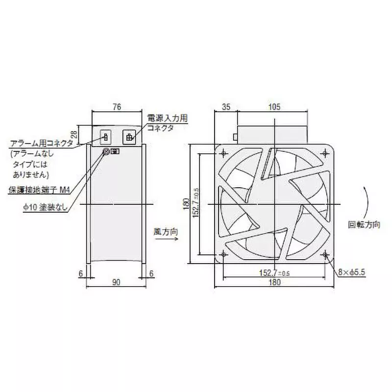 oriental-motor-ac-long-life-propeller-fan-mre18-dh