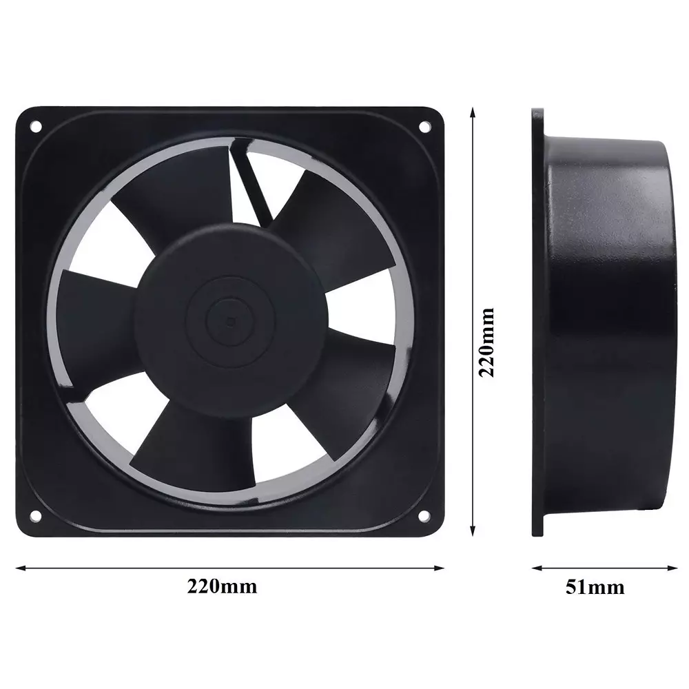 rexnord-ac-axial-fan-220-v-ac-8-inch-2032-cm-size-black-electric-2400-rpm-speed-for-industrial-use-rec-22060sa2w