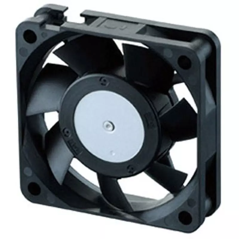 NMB Technologies AC Axial Fan Motor 100 V Rated Voltage 6.30 m³/min Max Airflow 48.0 dB Noise Level, 15038PB-A0L-EPS-0