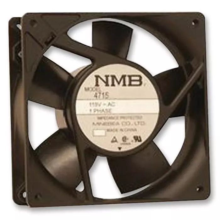 NMB TECHNOLOGIES AXIAL FAN, 119MM, 115VAC, 250mA, 4715MS-12T-B50-A00
