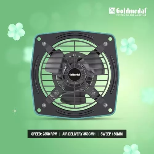 Goldmedal Havoc Ventilation Fan Grey 150 mm, EFS850906DMNGY