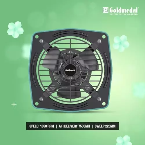 Goldmedal Havoc Ventilation Fan Grey 225 mm, EFS850909DMNGY